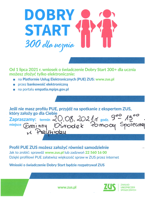 informacja dobry start